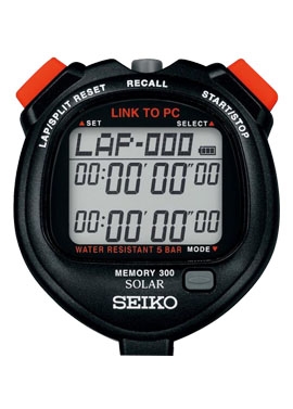 SEIKO SVAJ701 300 Memory Stopwatch with SVAZ015 PC Interface Transmitter 